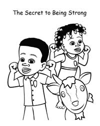 Hygiene / Anti-Parasite Coloring Book for Africa