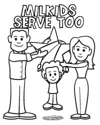 Military Family Coloring Book for Blue Star Families